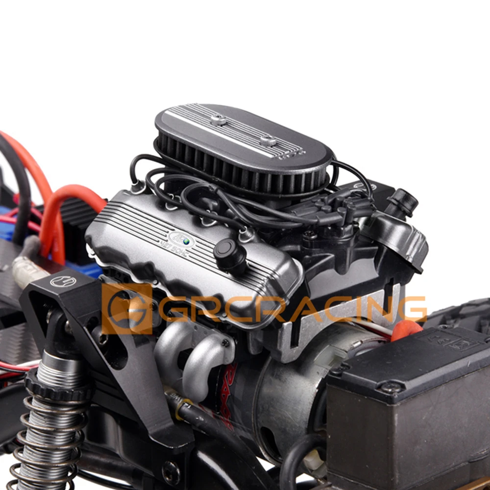Классический радиатор двигателя с имитацией V8 F76 427 SOHC для 1/10 RC Crawler Car Traxxas TRX4 TRX6 G500
