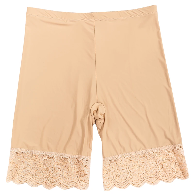 Plus Size Safety Shorts Lace Thin Ice Silk Modal Anti Chafing Thigh Women's Boxer Underwear Shorts Under Skirt safety shorts,women shorts underwear