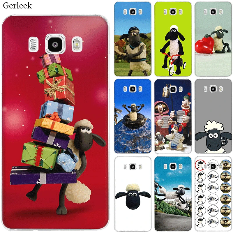 

Mobile Phone Case For Samsung A40 A50 A30 A20 A10 A70 A60 A3 A5 6 A7 A8 A9 Hard Cover Fashion Shaun The Sheep