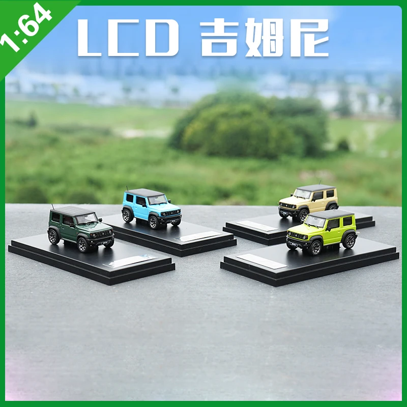 Оригинальная коробка 1:64 LCD Suzuki Jimny модель автомобиля из сплава статические