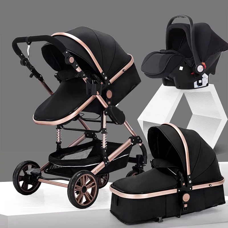 Portable Newborn Baby Trolley 3 4 in1 Car Seat Stroller With Accesories Infant H 