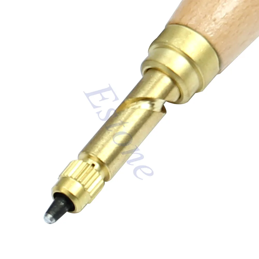 Big Discount Screw Hole Punch/Auto Leather Tool Book Drill 6 tip sizes 1.5,2,2.5,3,3.5,4mm