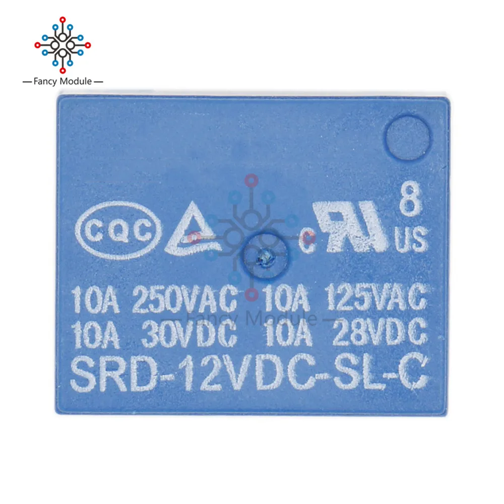 5 шт./лот 12 В DC релейный модуль плата PCB SRD12VDCSLC контактов для бытовой техники