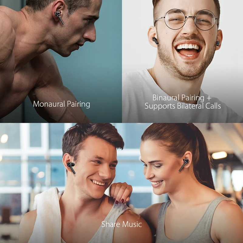 BlitzWolf BW-FYE6 наушники-вкладыши TWS bluetooth 5,0 Беспроводной наушники Graphene цифровой Дисплей сенсорный Управление двусторонний вызов наушники гарнитура
