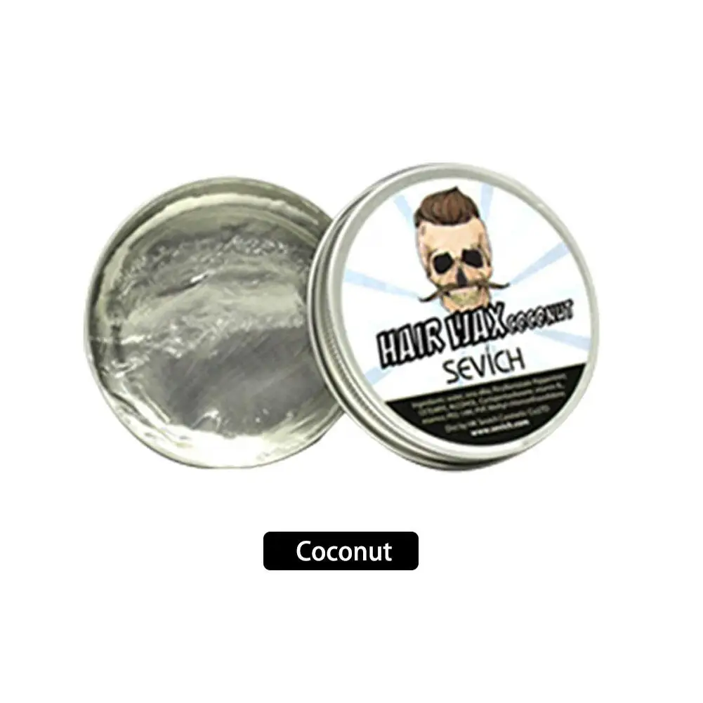 Hair Wax Natural Hairdressing Wax Styling Cream Hair Tools For Men 100g Hair Styling Clay Hair Pomade Slicked Keep Hair Men Oil - Цвет: C