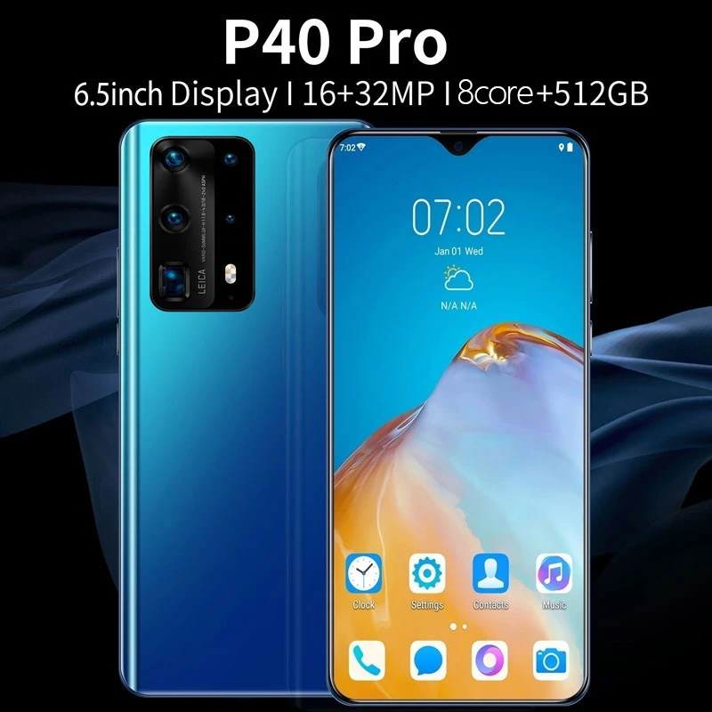 7.5 Inch Galay P40 Pro Smart Phone 6.3 Inch Full