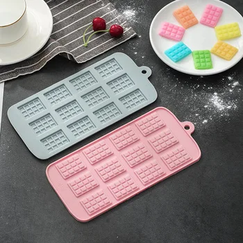 

Chocolate Mold Silicone Mold Fondant Molds DIY Candy Bar Mould Cake Decoration Tools Kitchen Baking Accessories 12 Even PINK