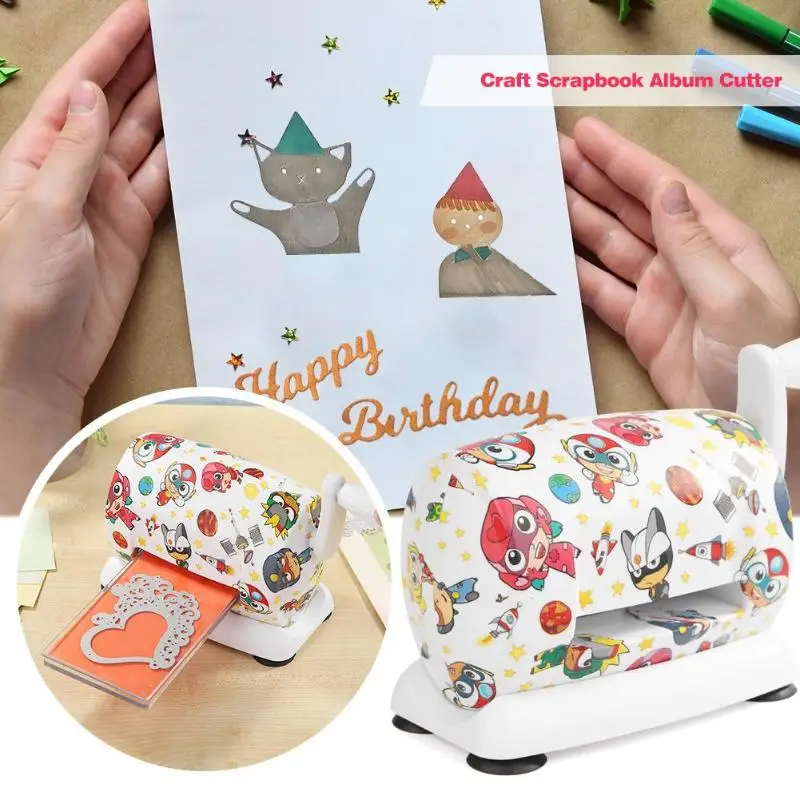 Портативная машина для вырезания пластиковой бумаги DIY, модный резак для скрапбукинга альбомов, необходимые бытовые гаджеты Портативная машина для вырезания пластиковой бумаги DIY, модный резак для скрапбукинга альбомов, необходимые бытовые гаджеты