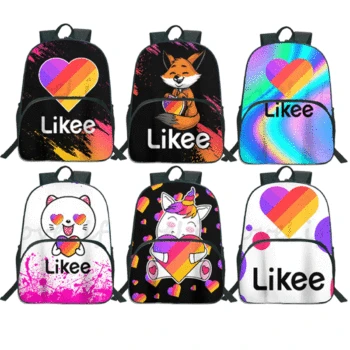 

Likee Live App Backpack for Students Boys Girls Fashion Bags Likee Video App Backpack for Teenagers Daily Backpack