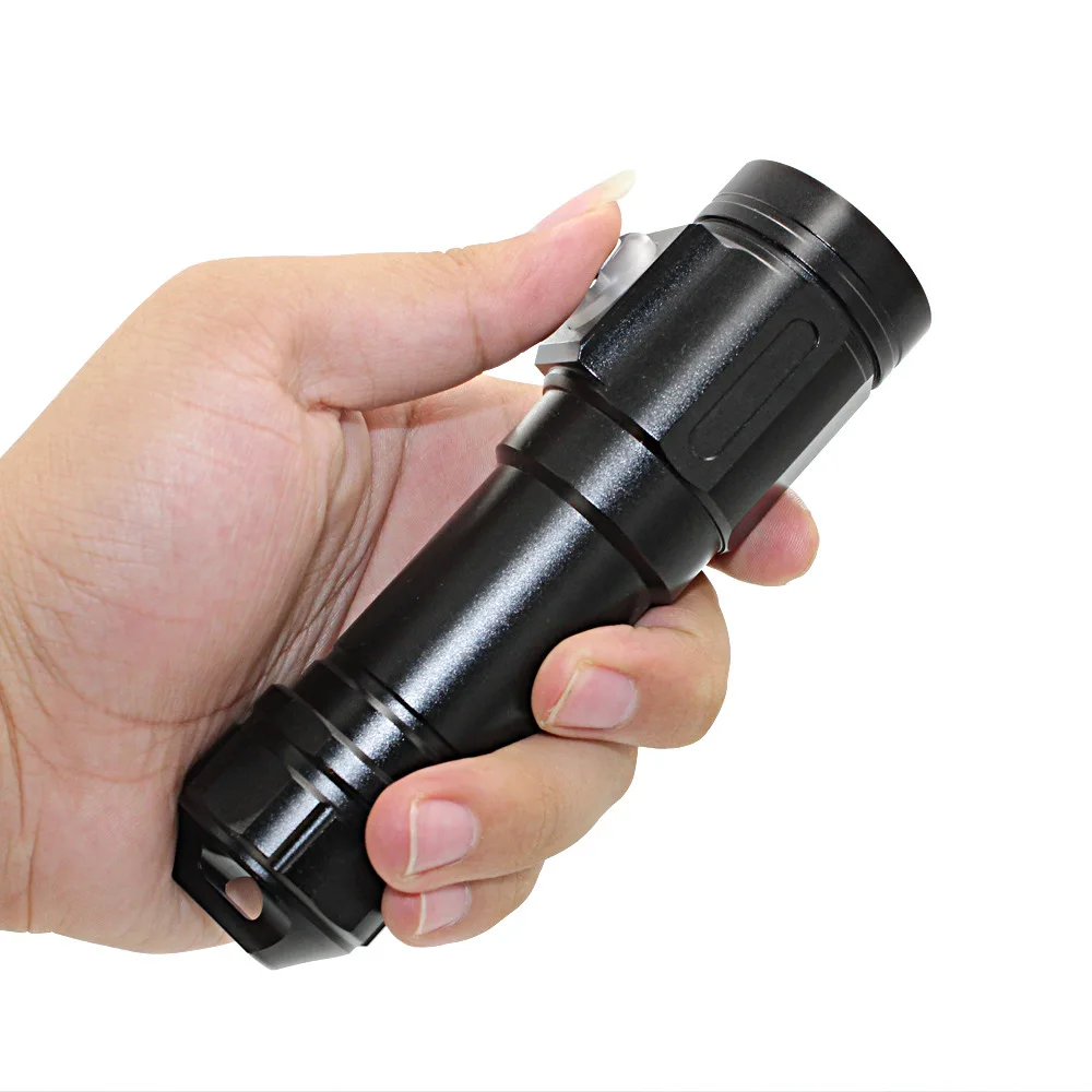 

New Style Mini Open XM-L2 Highlight Diving Flashlight Magnetically Controlled Switch Section 18650 26650 Battery