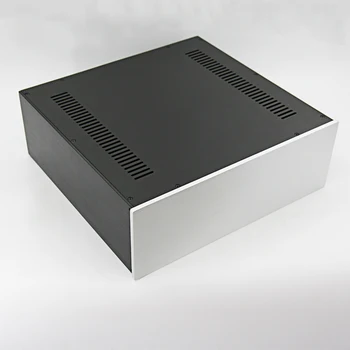 

430*150*408MM Amplifier Chassis Housing DIY Box Enclosure 4315C All Aluminum Power Amplifier Case Shell with Louvers