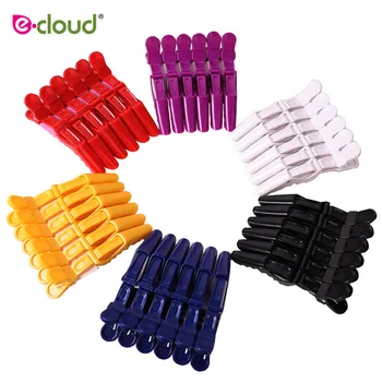 

6 pcs Hair Clips Mouth Professional Hairdressing Beak Sectioning Clips Crocodile Hairpins Salon Hair Care Styling Tools