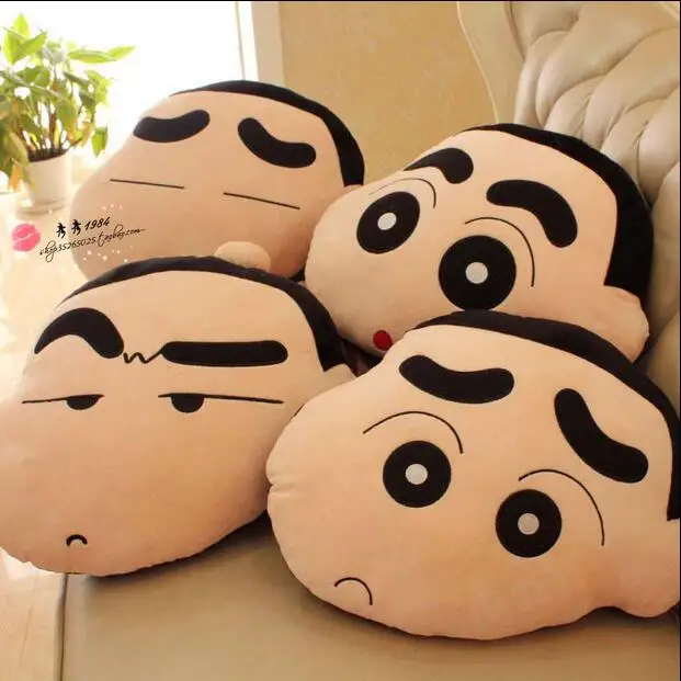 45 см забавное выражение Crayon Shin Chan Симпатичная плюшевая кукла подушка Новинка