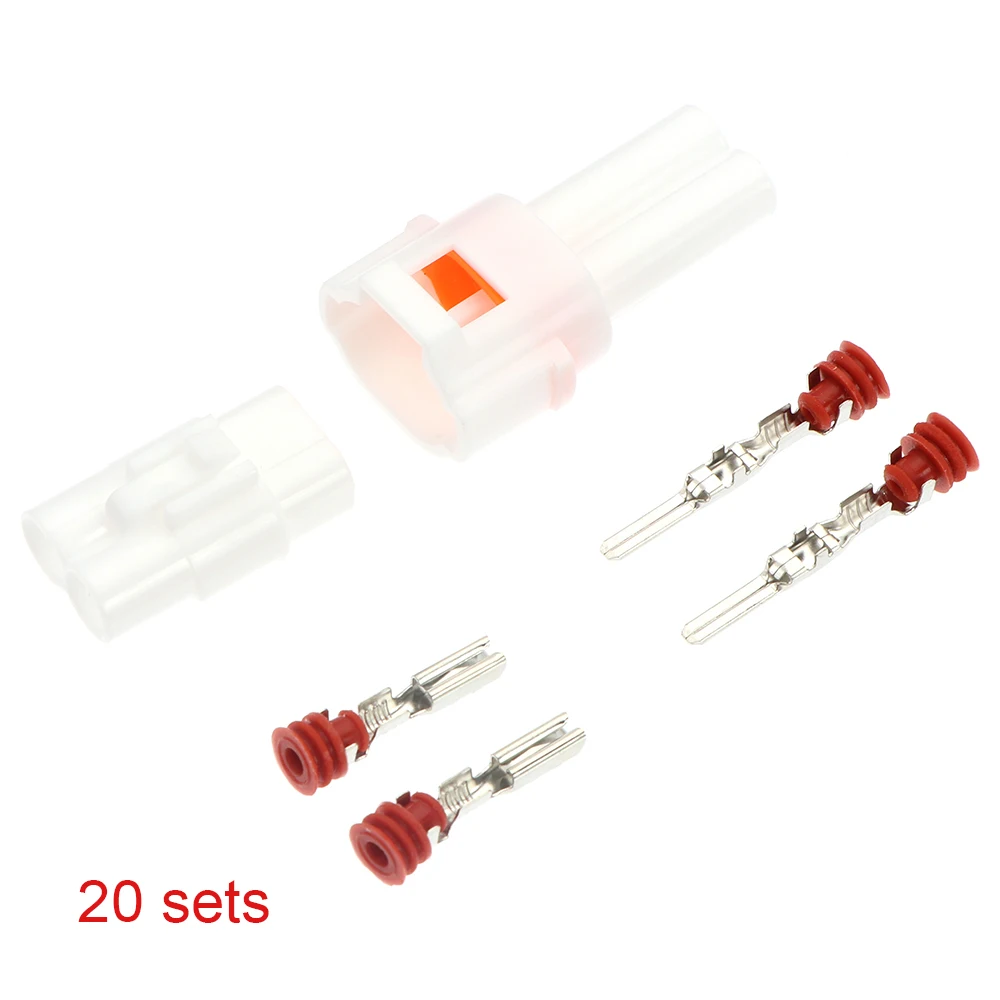 1/5/10/20sets Sealed 2Pin MT090 Male Female Plug Connector Housing