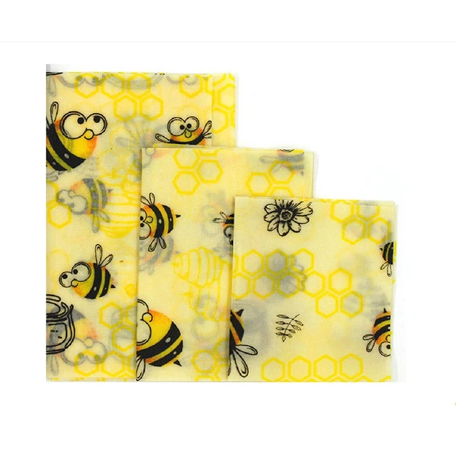 Beeswax Wrap Reusable Natural Food Grade Preservative Cloth Organic Cotton  Eco Friendly Sustainable For Kitchen Food Storage - AliExpress