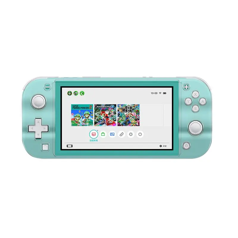 nintendo Switch Lite мини игровая консоль прозрачный защитный нескользящий чехол со стразами