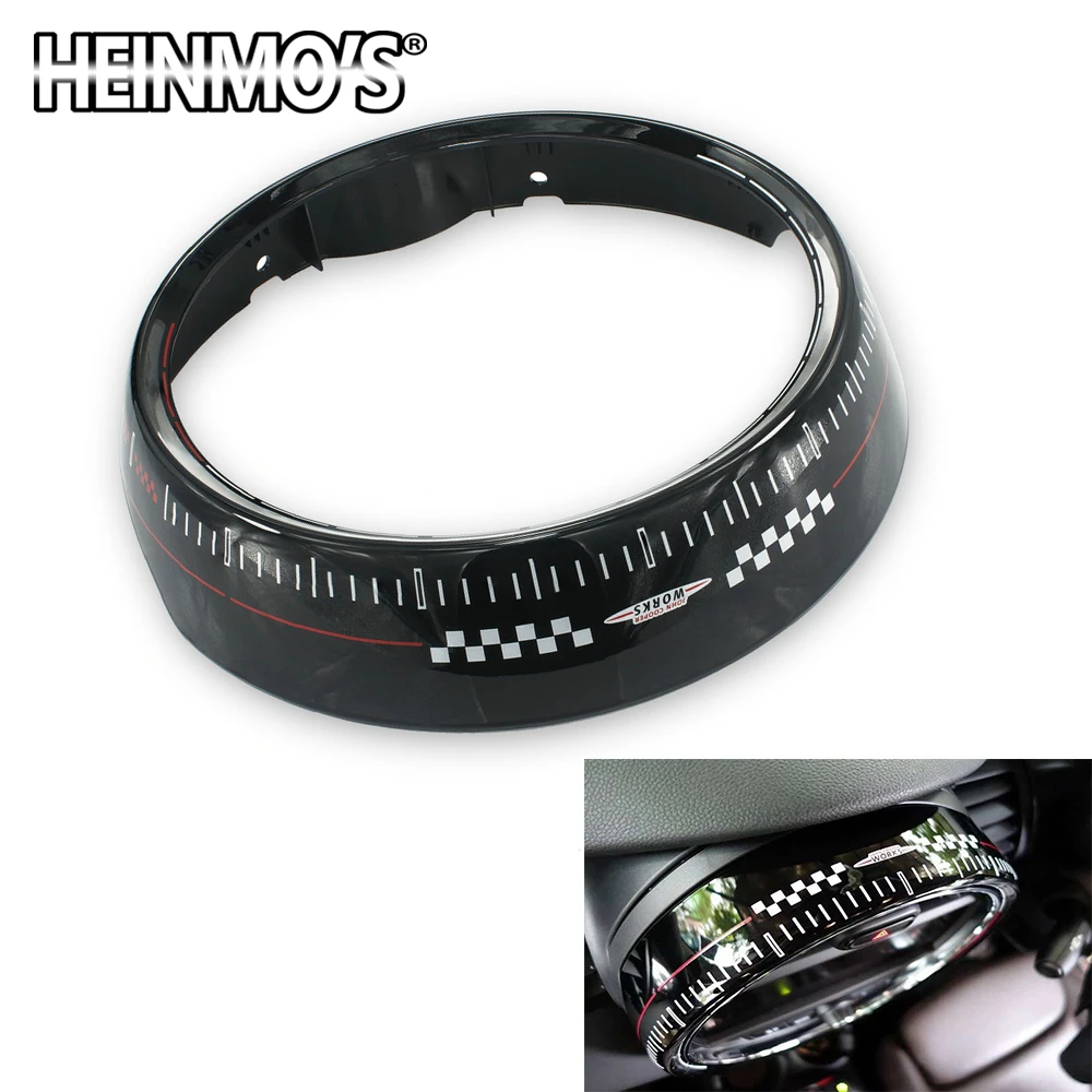 For f57 JCW 8.8 inches Center Console Screen Decorative Frame For mini cooper f56 f55 JCW 2014 2015 2016 2017 2018 2019 6.5 inch