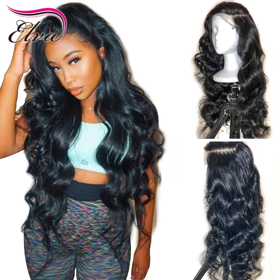 Fake Scalp Wig 13x6 Lace Front Human Hair Wigs For Black Women Remy Hair  Brazilian Body Wave Lace Front Wig With Baby Hair Elva - Lace Wigs -  AliExpress