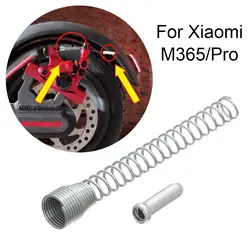 Stainless Steel Scooter Parts Brakes Retractable Brake Springs Line Tail Caps Line Protection Colorful Brake Accessory