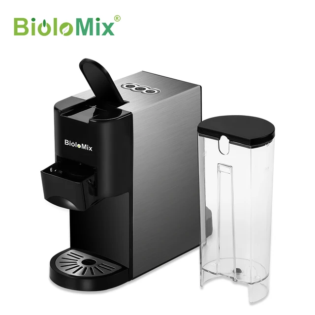 BioloMix 3 in 1 Espresso Coffee Machine 19Bar 1450W Multiple Capsule Coffee Maker Fit Nespresso,Dolce Gusto and Coffee Powder 5