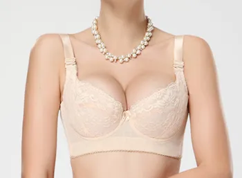 

plus size bra cup adjustable push up side gathering Women Sexy Push Up Bra Front Closure Self-Adhesive Silicone Seamless AW5109