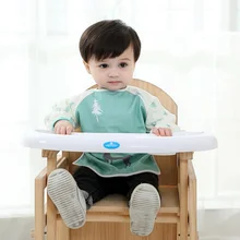 Одежда для маленьких детей футболка с героями мультфильмов для мальчиков и девочек водонепроницаемый комбинезон с длинными рукавами для кормления художественный фартук для игры нагрудник садовый Халат