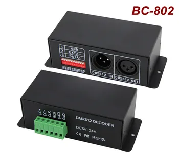 

DMX512 signal dmx to ws2811 TM1803 TM1804 DMX led strip controller