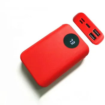 

10000mAh DIY Power Bank Shell Case Charge Box 3*18650 LED Digital Display Poverbank 2 USB Micro Type-c Powerbank Shell