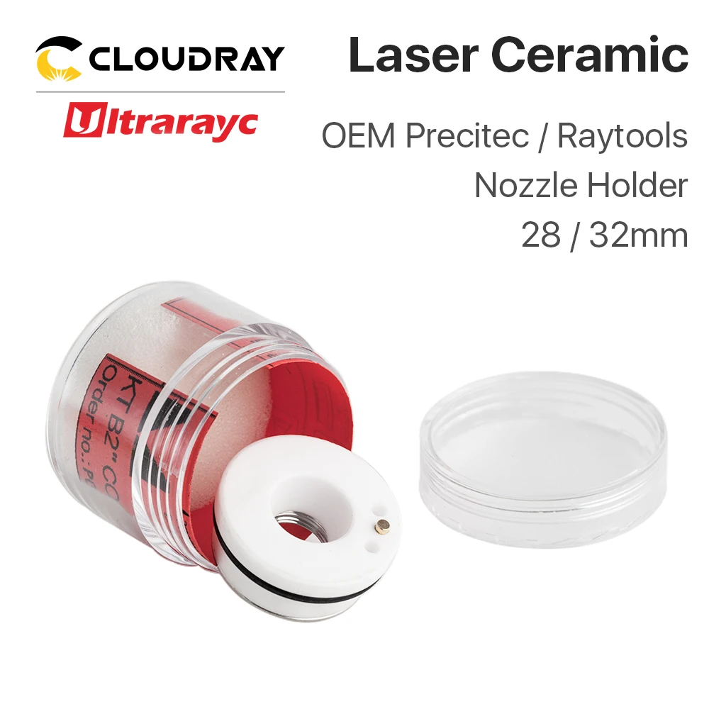 Ultrarayc Laser Ceramic Part for Precitec Raytools Fiber Cutting Head Dia.28mm 32mm