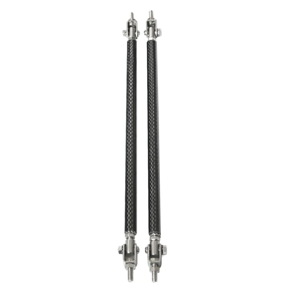 2pcs Universal Adjustable Front Lip Splitter Bumper Protector Rods Supports
