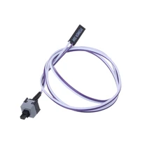Cabo de alimentação para computador los pc, conector de cabo de redefinição de alimentação atx para redefinição