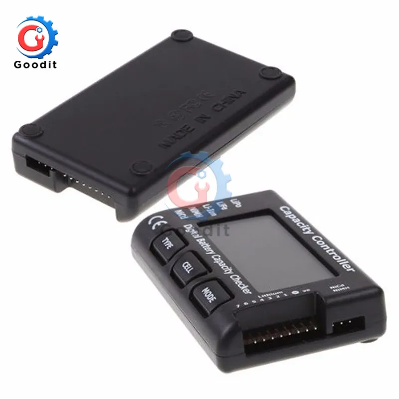 1-7S Digital Battery Capacity Detector Power Display LCD Checker Tester Voltage Controller LiPo LiFe Li-ion NiMH Nicd for RC Car 6