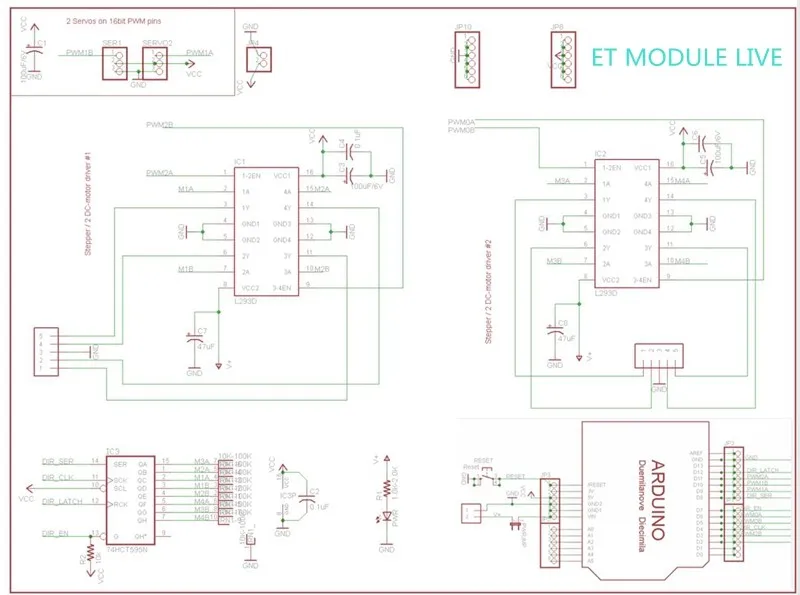 1 шт. L293D моторный привод щит двойной для arduino Duemilanove, плата расширения привода двигателя Щит управления двигателем