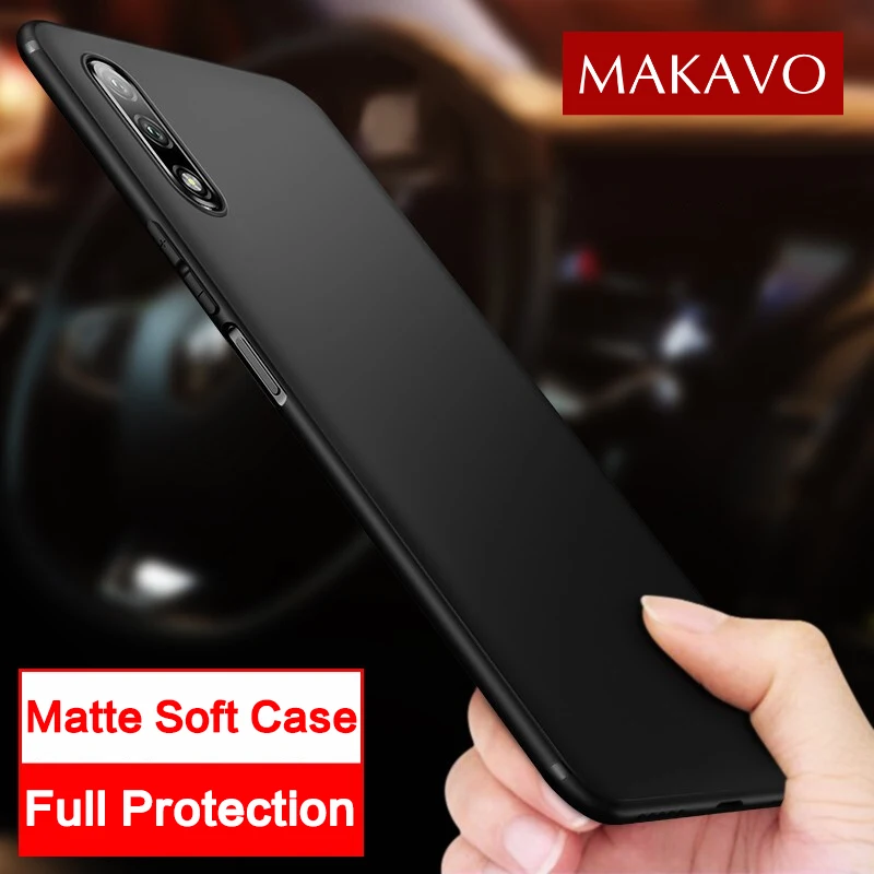 

MAKAVO For Huawei Honor 9X Case Soft Silicone Matte Slim Phone Cover Cases For Huawei Honor 9X Pro Honor9X Full Protection