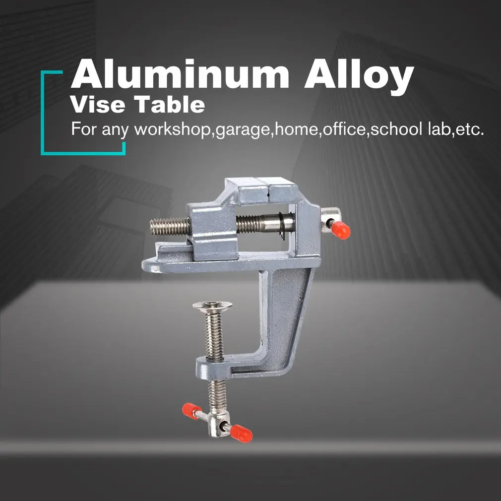 35MM Aluminium Alloy Table Bench Clamp Vise Mini Bench Vise Table Screw Vise for DIY Craft Mold Fixed Repair Tool