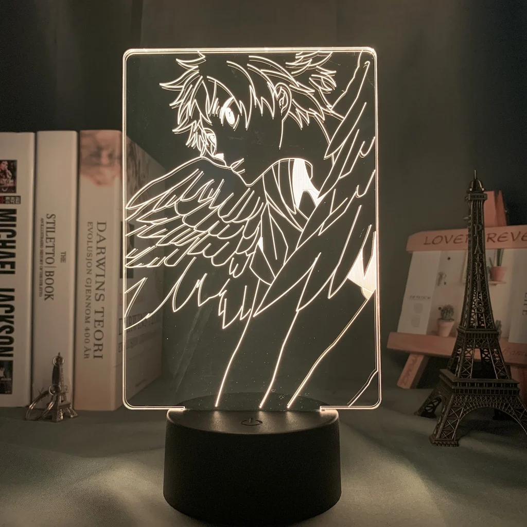3d лампа Аниме Haikyuu акрил Shoyo Hinata фигурные лампы для детей декор спальни ночник