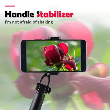 

Multi-Function Single-axis Stabilizer Self-Timer Rod Camera Tripod Phone Holder Exclusive Bar Neck Double Joint Multi Angle