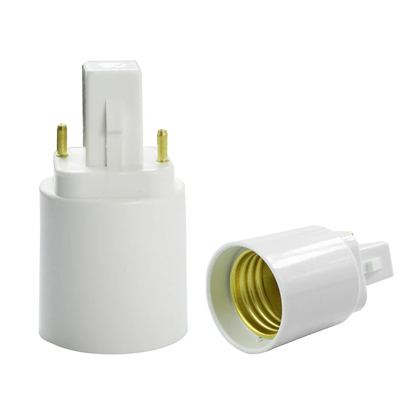 Tanie 1 sztuk biały G24 do E27 elastyczne przedłużenie podstawy lampy