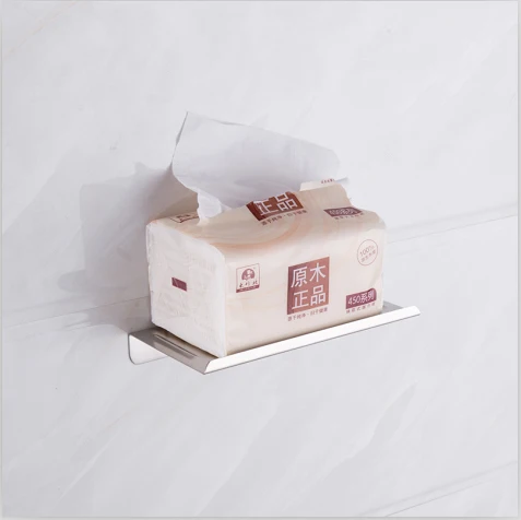 Stainless Steel Toilet Paper Holder Bathroom Wall Mount WC Paper Phone Holder Shelf Towel Roll shelf Accessories style C