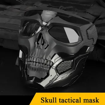 

Paintball Tactical Skull Mask Breathable Shooting Hunting Men Full Face Airsoft Halloween mask Military Skull Masks