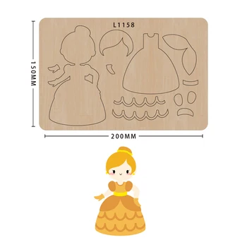 

Cartoon knife mold mold wood die cutting die decoration, model L1158, suitable for common die cutting machines on the market