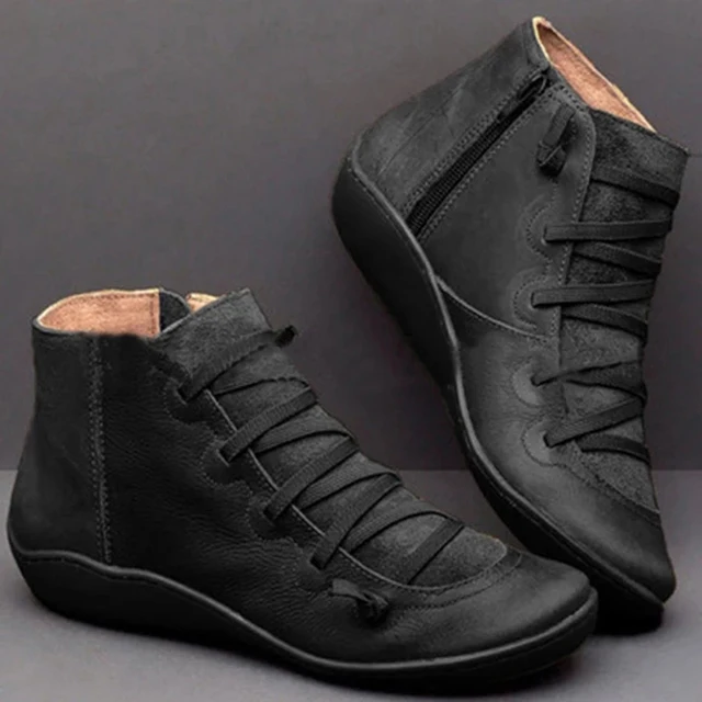 Dropship Boots 2019 Autumn Winter Retro Punk Women Boots Fashion Genuine Leather Ankle Boots Zapatos De Mujer Wram Botas Mujer tanie i dobre opinie SHUJIN Rome Solid Flat with Basic Round Toe Spring Autumn Rubber Flat (≤1cm) 0-3cm Slip-On Fits smaller than usual Please check this store s sizing info Dropship Boots 2019 Autumn Winter Retro Punk Women Boots Fashion Genuine Leather Ankle Boots Zapatos De Mujer Wram Botas Mujer tanie i dobre opinie SHUJIN Rome Solid Flat with Basic Round Toe Spring Autumn Rubber Flat (≤1cm) 0-3cm Slip-On Fits smaller than usual Please check this store s sizing info