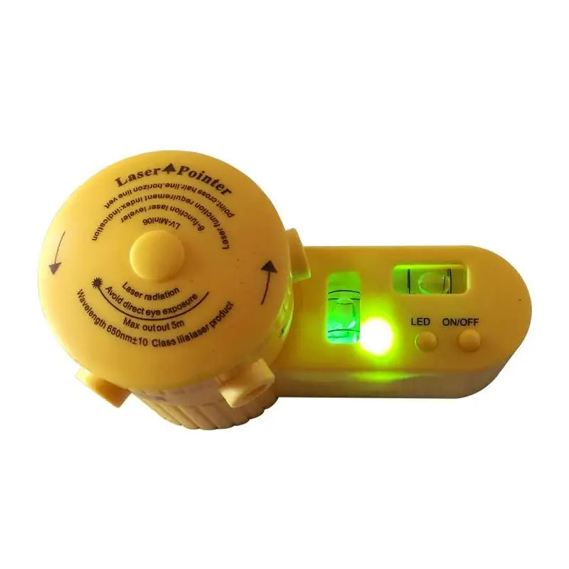 Home Multifunctional Laser Level Infrared Vertical Line Horizon Line & Point Measurement with Tripod LED Night View Level Ruler