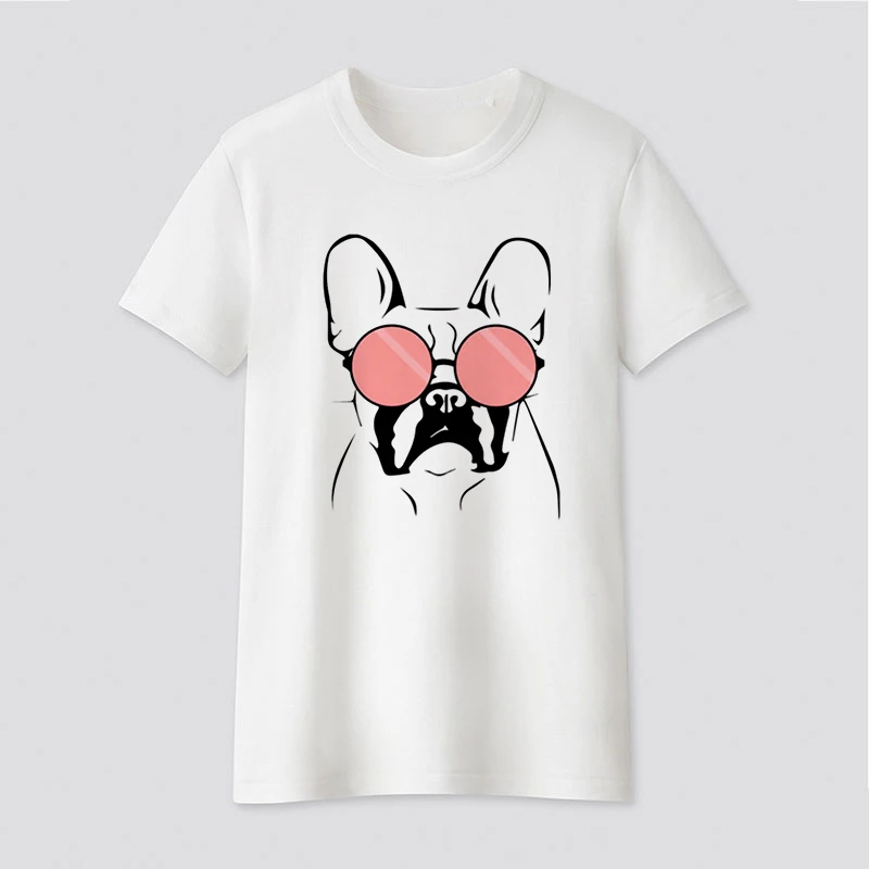 Cut Dog printed t shirt women 90s Graphic T-shirt Harajuku Tops Tee Cute Short Sleeve animal tshirt Female Tshirts