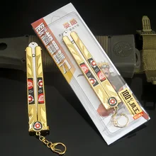 Dragon doré à cinq griffes avec lame de papillon, accessoires d'entraînement pour tueur de démons Pirate, divers Styles