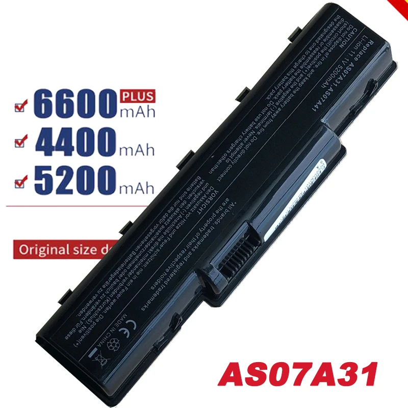 Новый 6-элементный Аккумулятор для ноутбука Acer AS07A31 AS07A32 AS07A41 AS07A42 AS07A51 AS07A52 AS07A71 AS07A72