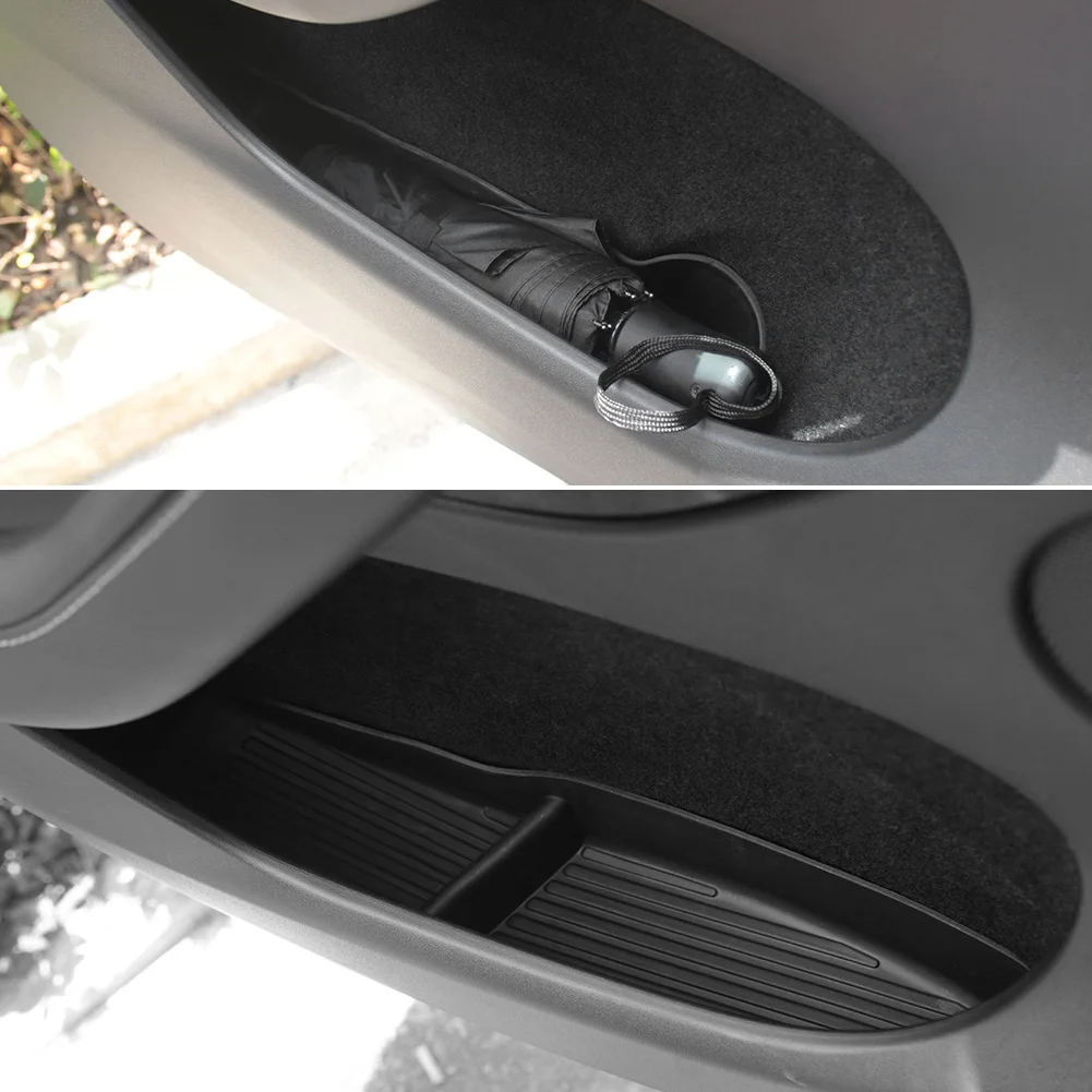 4pcs/set TPE Waterproof Door Side Storage For Tesla Model Y 2016-2021 Car Seat Gap Box for Pocket Organizer Phone Holder | Автомобили и