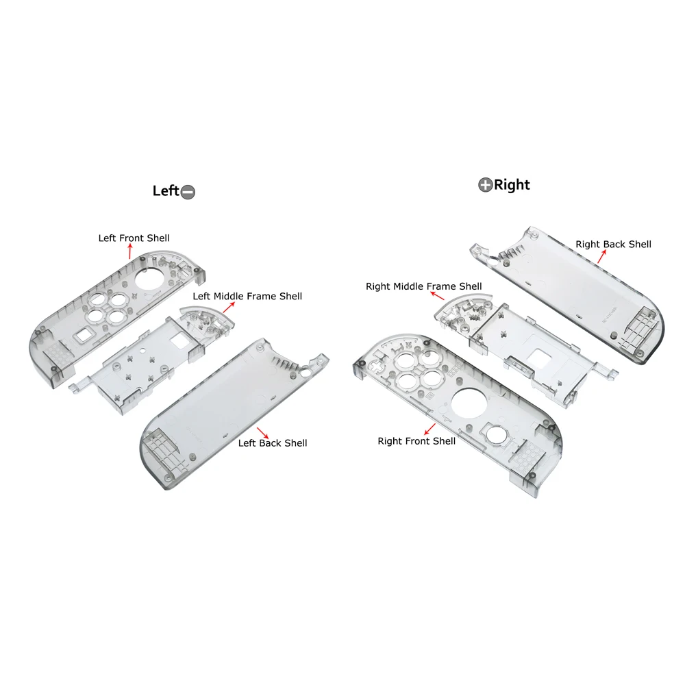 Best price 23 colors Available Hard Plastic R L Housing Shell Case Cover for Switch NS NX Joy Con Controller for Joy-Con frame