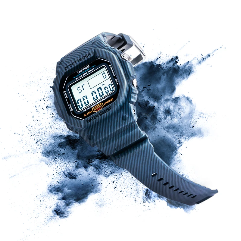 

Men's Clock Sport Digital LED Waterproof Wrist Watch Luxury Men Analog Digital Military Stylish Mens Electronic watch Clock