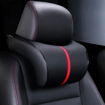 

1pcs Car Seat Head Neck Rest Massage Auto Space Memory Neck Headrest Cover Vehicular Seat Headrest Accessories